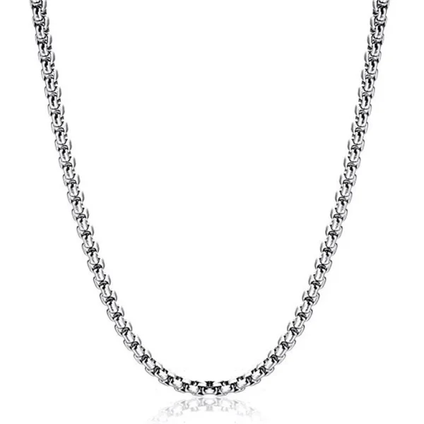 925 Sterling Silver Miami Chain Necklace